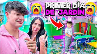 PRIMER DIA DE JARDIN DE ISABELLA🥹😱 Carlos & Adri