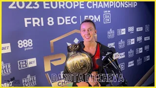 “Imagine if I could use elbows” - Dakota Ditcheva new Flyweight European PFL Champion