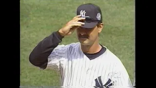 The great Don Mattingly getting a standing ovation opening day 2004 as NY yankees Hitting coach