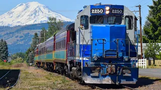 A Scenic Train Ride On The Mt Hood Railroad in Hood River, Oregon