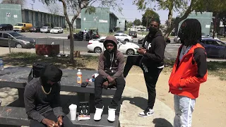 LOS ANGELES GANG AREA / INTERVIEW WITH CRIPS IN IMPERIAL COURTS HOUSING PROJECTS