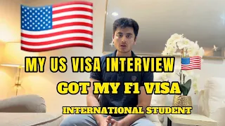 MY US F1 VISA INTERVIEW EXPERIENCE GOT MY F1 VISA 🇺🇸| STUDENT VISA EXPERIENCE | F1 VISA INTERVIEW|