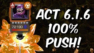 Act 6.1.6 100% Exploration Push! - Birthright - Sentinel Chapter - Marvel Contest of Champions