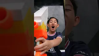 The Sigma Sniper‼️ and His Minecraft Nerf Gun😂👹 | JJaiPan #shorts #tiktok