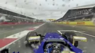 Formula 1 2015 - Qualyfying Lap -  Silverstone - Wet - Sauber F1 Team - PC - 60 FPS - Codemasters -