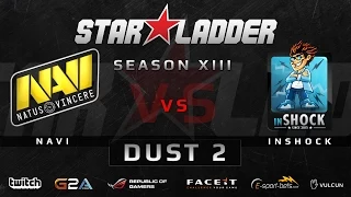 NaVi vs Inshock - Map 2 - Dust 2 (Starladder XIII)