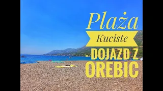 Plaża Kuciste - droga z Orebić  Chorwacja