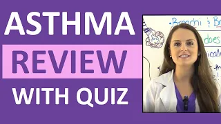 Asthma Treatment, Symptoms, Pathophysiology, Nursing Interventions NCLEX Review Lecture