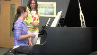 p. 22 "Jumping on the Trampoline" - Succeeding at the Piano® - Grade 4 - Lesson and Technique Book