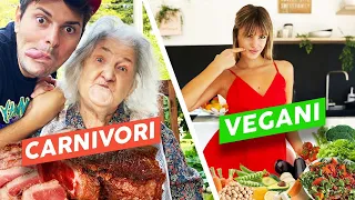 CARNIVORI 🍔 VS VEGANI 🥑 - BATTAGLIA EPICA - iPantellas