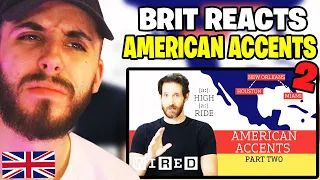 Brit Reacts to Accent Expert Gives a Tour of U.S. Accents - (Part 2) | WIRED