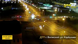 ДТП (авария г. Волжский) ул. Карбышева - ул. Александрова 22-07-2020 23-03