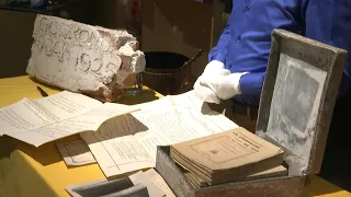 Dutch unveil century-old time capsule buried under king's statue | AFP
