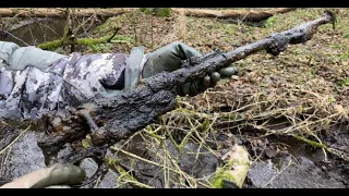 Excavations in WWII. Tyrenberg cauldron. Königsberg forests