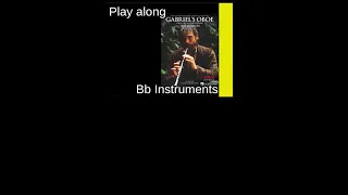 Gabriel's Oboe (Ennio Morricone, 1986), Bb-Instrument Play along