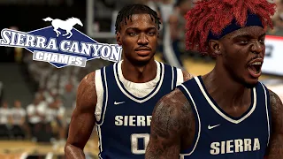 NBA 2K22 MyCAREER #2 - B.J. JOINS BRONNY JAMES @ SIERRA CANYON! SENIOR YEAR OF HIGH SCHOOL!