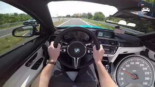 BMW M4 POV МАКСИМАЛКА   МАКСИМАЛЬНАЯ СКОРОСТЬ  ПЕДАЛЬ В ПОЛ  РАЗГОН АВТОБАН  ЛАУНЧ СТАРТ 285km h