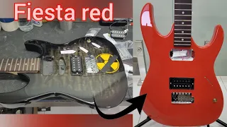 Guitar Ibanez Gio - Pintura Fiesta red