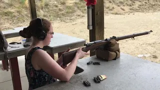 Mrs 406 Shoots the 1888 Mannlicher.