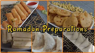 Ramadan Preparations 2022 | Chicken Samosas | Spring rolls | Chicken pastry | papdi | Aloo Samosas
