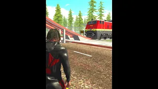WE STOP THIS TRAIN ? 😨 IN INDIAN BIKE DRIVING 3D | INDIAN BIKE DRIVING 3D | #shorts #maxer
