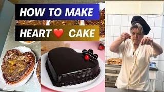 How to Make the Heart ❤️ Shaped Chocolate Cake: Step-by-Step Recipe Tutorial’