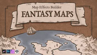 Creating Fantasy Maps Of Your Own With a Few Easy Clicks  | Map Effects Photoshop Tutorial