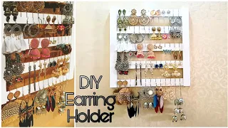 Earring Holder With Cardboard