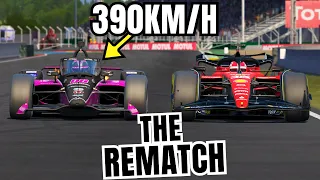 Can an Indycar Oval beat an F1 2023 at Le Mans ? | The Rematch