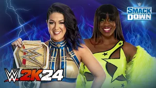 Bayley Vs Naomi (WWE Women’s Championship) [Smackdown 19/04/2024]