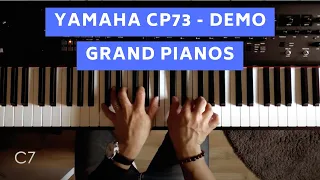 Yamaha CP73 - Demo - Grand pianos (OS 1.3)