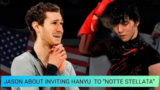 Jason Brown on Yuzuru Hanyu and being invited to "notte stellata".