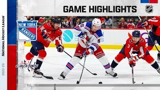 Rangers @ Capitals 4/2 | NHL Highlights 2023