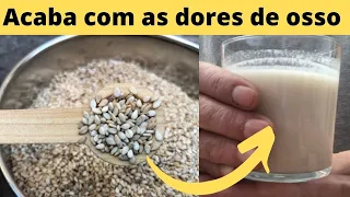 Misture SEMENTE DE GERGELIM com água e vai livrar das DORES ARTICULARES do corpo