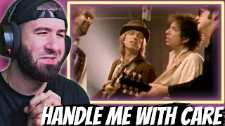 What Do We have HERE?! The Traveling Wilburys - Handle With Care | REACTION