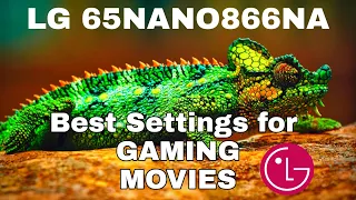 LG NANOCELL 86 Series: BEST SETTINGS FOR GAMING AND MOVIES