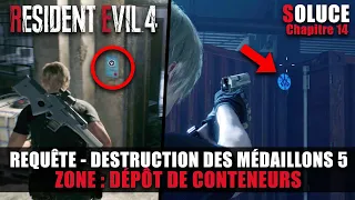 Resident Evil 4 - Solution Requête - Médaillons : Dépôt de conteneurs (Chapitre 14)