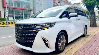 First Look ! 2024 Toyota Alphard - 2.5 HYBRID E-Four | White Color