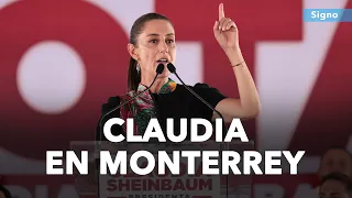 🔴 EN VIVO Claudia va a Monterrey y se reúne con empresarios