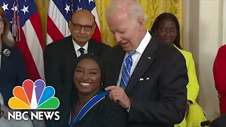 Simone Biles Becomes Youngest Presidential Medal of Freedom Recipient