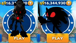 Sonic Dash - Metal Shadow VS Slugger Sonic _ Movie Sonic vs All Bosses Zazz Eggman