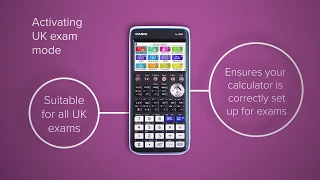 UK Exam mode for fx-CG50