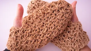 Идеальная мочалка-рукавичка из джута! Эко вязание крючком