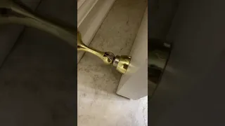 Door stopper spring noise