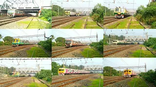 25 In 1 | All Types Of Emu Local ( Electric Multiple Unit )  Indian Railways