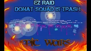 Starve.io🔥EZ Raid🔥Donat Squad is Trash🌹