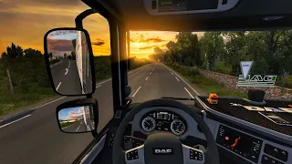 Crossing Scary Jungle Road at Night | DAF 530 - Euro Truck Simulator 2