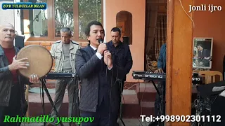 Rahmatillo yusupov jonli ijro qo‘ynimda bir yor to‘yboshilarxam o‘ynab yubordi