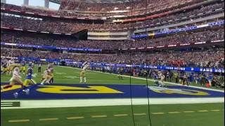 49ers Interception in the endzone vs Rams NFC Championship game