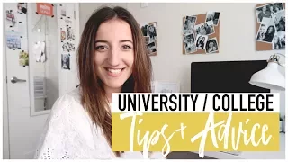 UNIVERSITY/COLLEGE TIPS + ADVICE | How To Survive First Year
